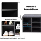Banc de rangement pour chaussures Costway avec coussin, 10 compartiments, réglable