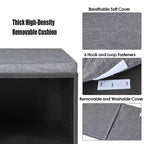 Banc de rangement pour chaussures Costway avec coussin, 10 compartiments, réglable
