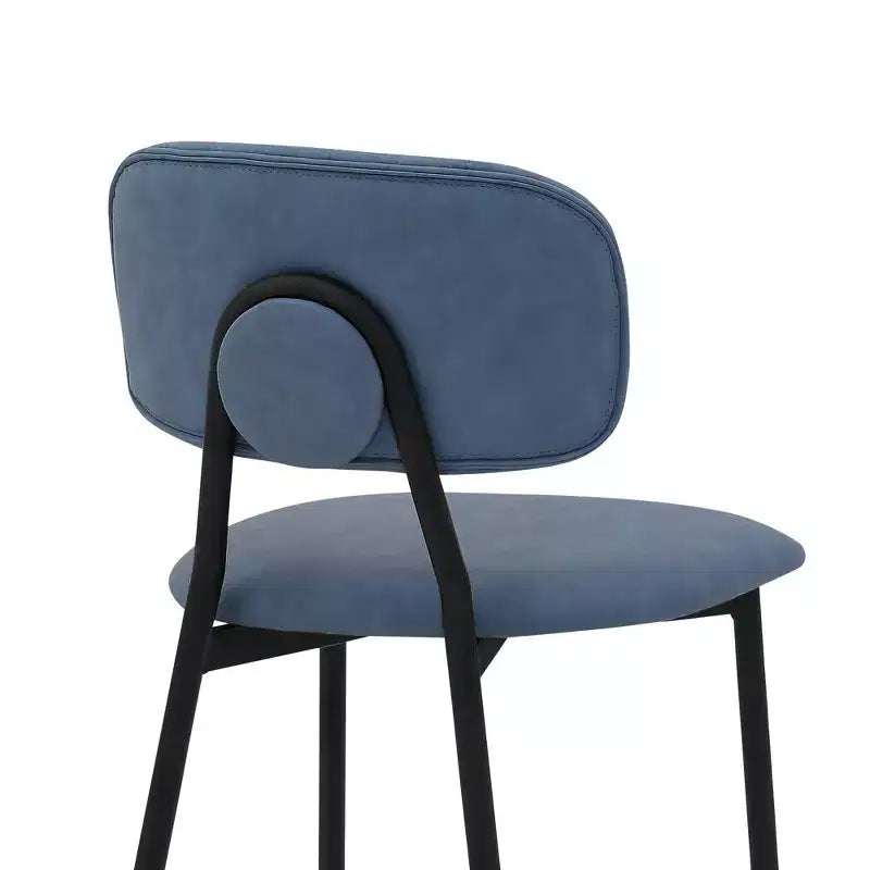 Tabouret de bar 26 Rococo avec similicuir et finition métallique - Armen Living