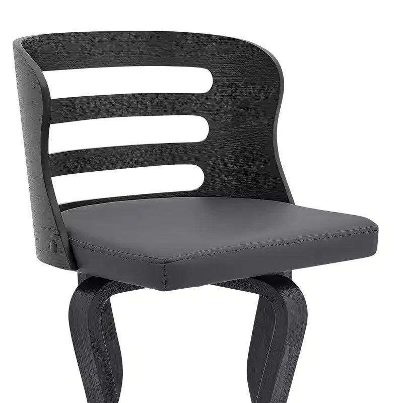 Tabouret de comptoir Verne 26" avec similicuir et finition bois - Armen Living