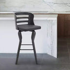 Tabouret de comptoir Verne 26" avec similicuir et finition bois - Armen Living