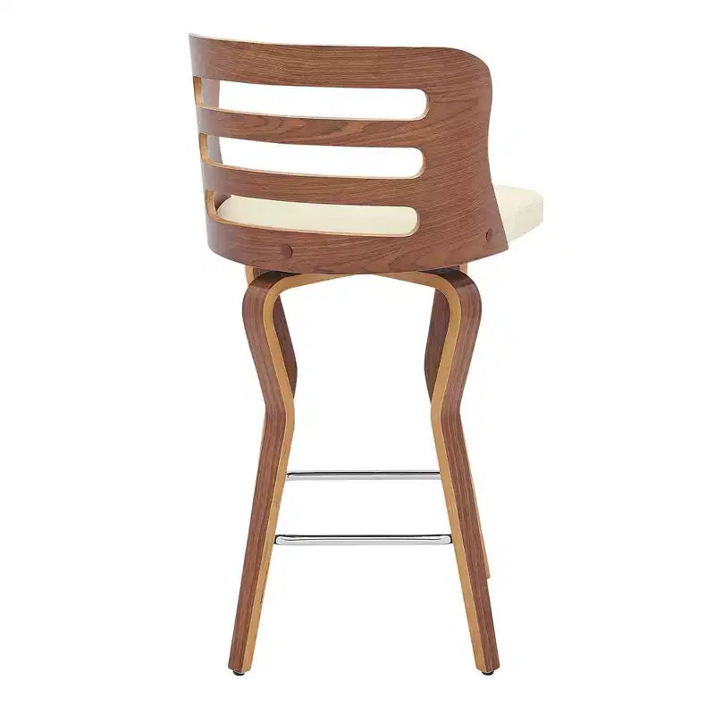 Tabouret de comptoir Verne 26" avec similicuir et finition bois - Armen Living