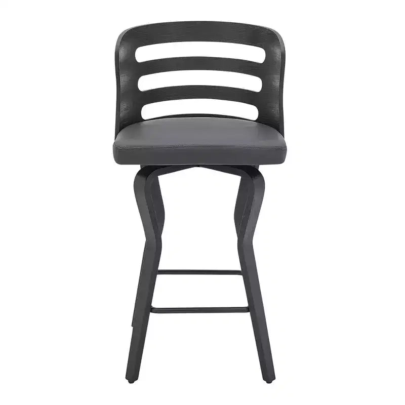 Tabouret de comptoir Verne 26" avec similicuir et finition bois - Armen Living