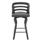 Tabouret de comptoir Verne 26" avec similicuir et finition bois - Armen Living
