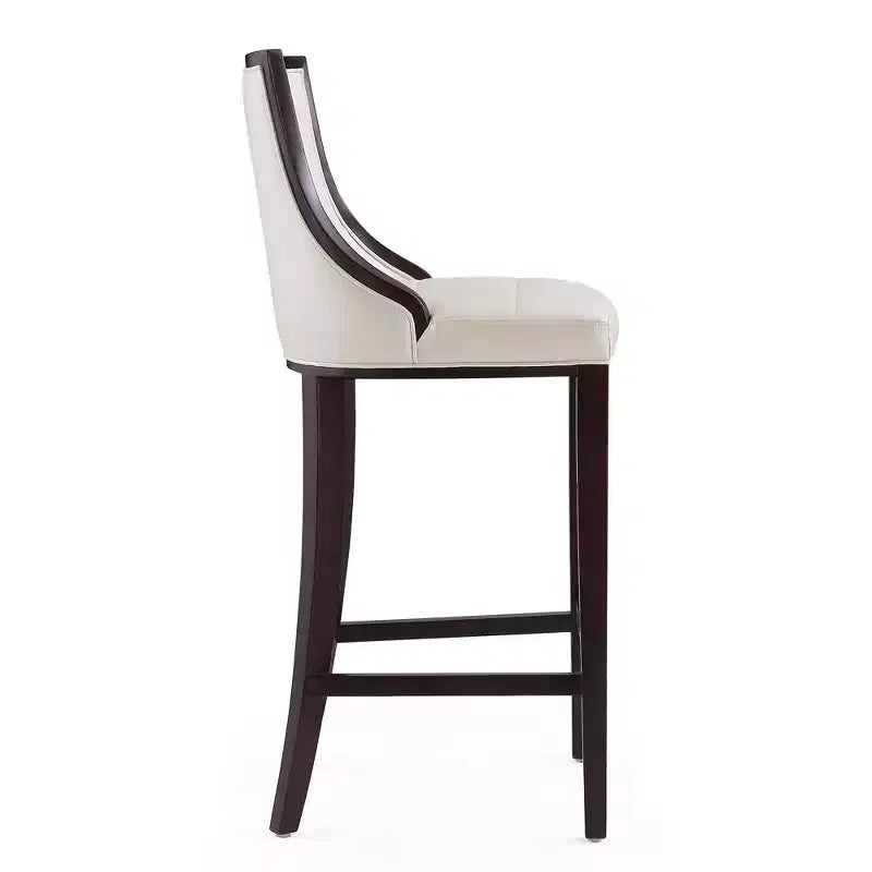 Lot de 3 tabourets de bar en hêtre et similicuir Fifth Avenue - Manhattan Comfort