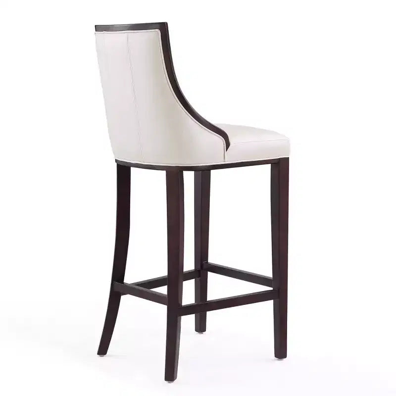 Lot de 3 tabourets de bar en hêtre et similicuir Fifth Avenue - Manhattan Comfort