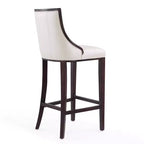 Lot de 3 tabourets de bar en hêtre et similicuir Fifth Avenue - Manhattan Comfort