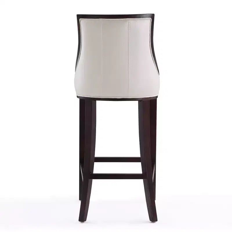 Lot de 3 tabourets de bar en hêtre et similicuir Fifth Avenue - Manhattan Comfort