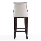 Lot de 3 tabourets de bar en hêtre et similicuir Fifth Avenue - Manhattan Comfort