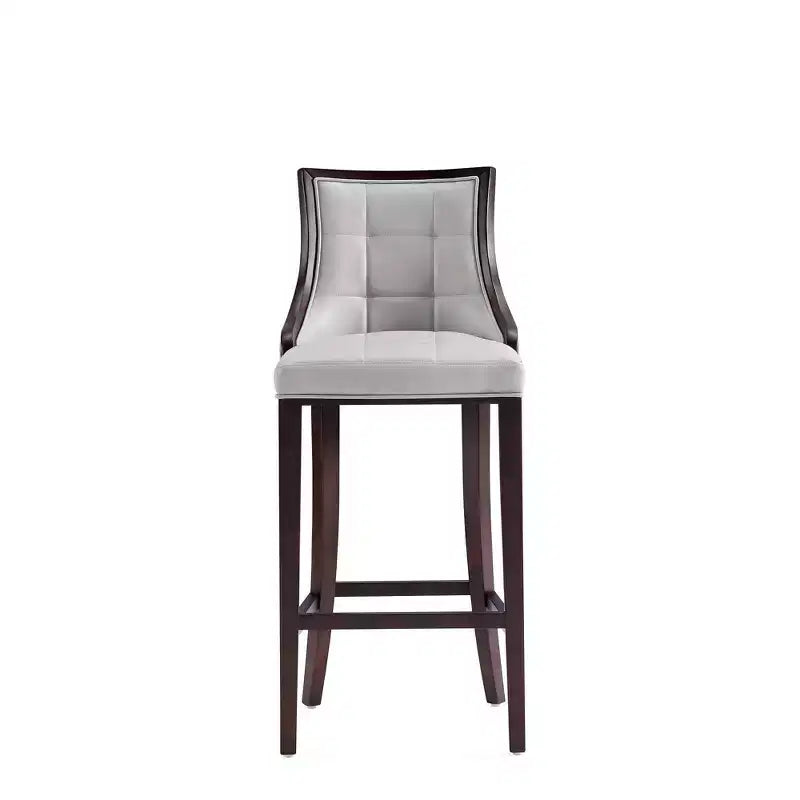 Lot de 3 tabourets de bar en hêtre et similicuir Fifth Avenue - Manhattan Comfort