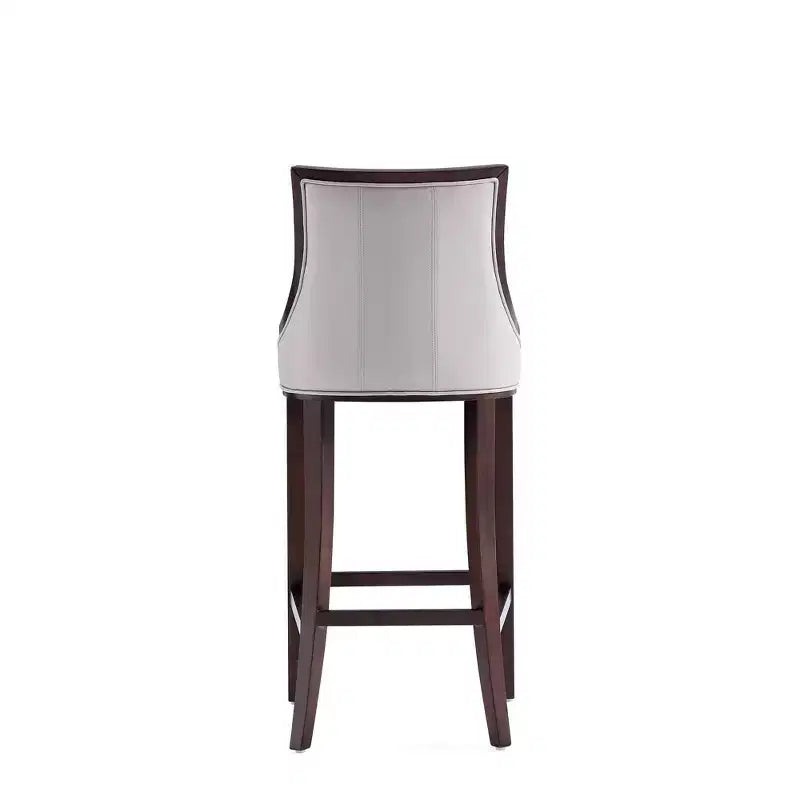 Lot de 3 tabourets de bar en hêtre et similicuir Fifth Avenue - Manhattan Comfort