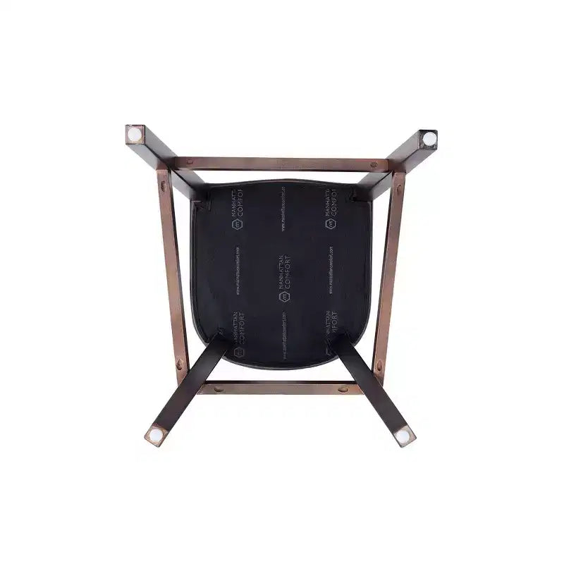 Lot de 3 tabourets de bar en hêtre et similicuir Fifth Avenue - Manhattan Comfort