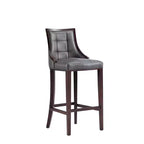 Lot de 3 tabourets de bar en hêtre et similicuir Fifth Avenue - Manhattan Comfort