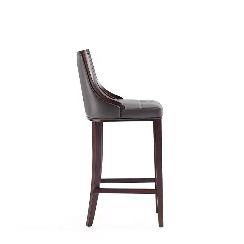 Lot de 3 tabourets de bar en hêtre et similicuir Fifth Avenue - Manhattan Comfort