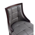 Lot de 3 tabourets de bar en hêtre et similicuir Fifth Avenue - Manhattan Comfort