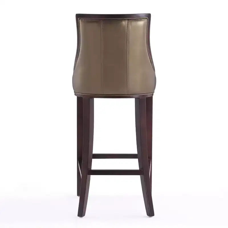 Lot de 3 tabourets de bar en hêtre et similicuir Fifth Avenue - Manhattan Comfort