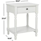 Table de chevet Tami avec tiroir de rangement - AMH6604 - Safavieh Couture