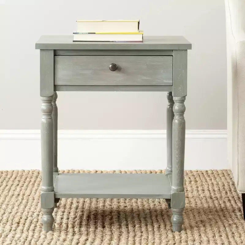 Table de chevet Tami avec tiroir de rangement - AMH6604 - Safavieh Couture