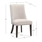 Lot de 2 chaises d'appoint Axbridge - Powell