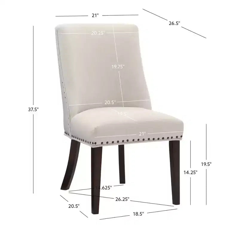 Lot de 2 chaises d'appoint Axbridge - Powell