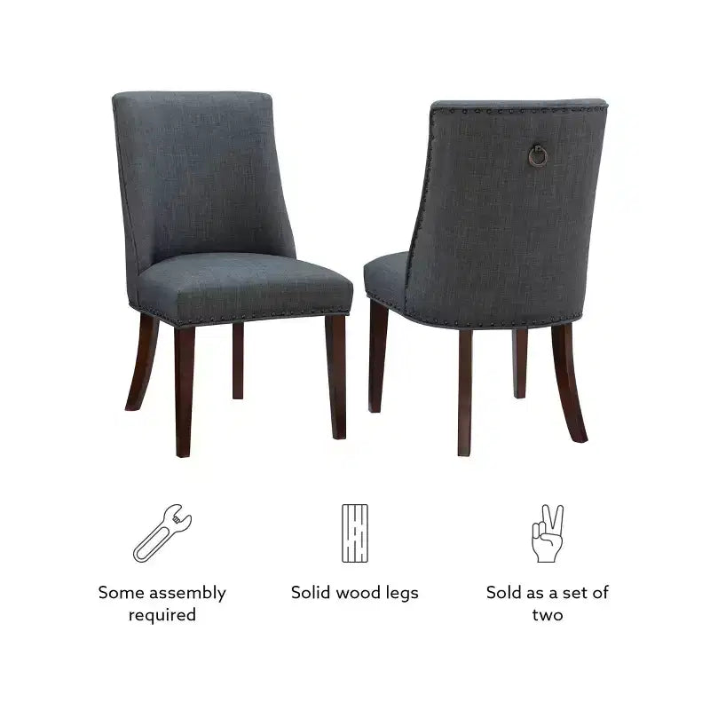 Lot de 2 chaises d'appoint Axbridge - Powell