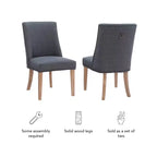 Lot de 2 chaises d'appoint Axbridge - Powell