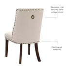Lot de 2 chaises d'appoint Axbridge - Powell
