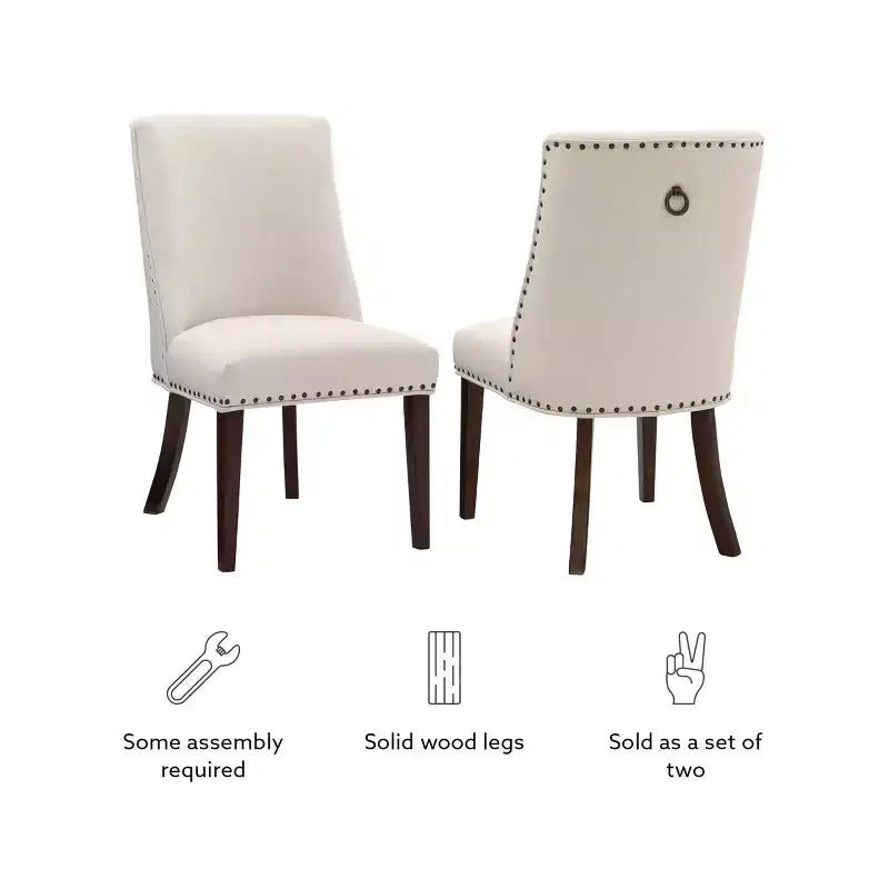 Lot de 2 chaises d'appoint Axbridge - Powell