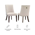 Lot de 2 chaises d'appoint Axbridge - Powell