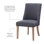 Lot de 2 chaises d'appoint Axbridge - Powell