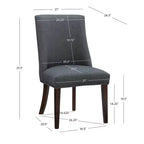 Lot de 2 chaises d'appoint Axbridge - Powell