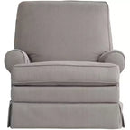Fauteuil inclinable planeur gris ardoise Elm Lane Fauteuil moderne confortable avec repose-pieds manuel pour chambre à coucher et salon