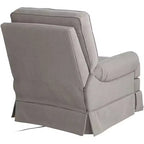 Fauteuil inclinable planeur gris ardoise Elm Lane Fauteuil moderne confortable avec repose-pieds manuel pour chambre à coucher et salon