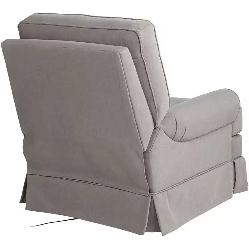 Fauteuil inclinable planeur gris ardoise Elm Lane Fauteuil moderne confortable avec repose-pieds manuel pour chambre à coucher et salon