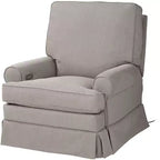 Fauteuil inclinable planeur gris ardoise Elm Lane Fauteuil moderne confortable avec repose-pieds manuel pour chambre à coucher et salon