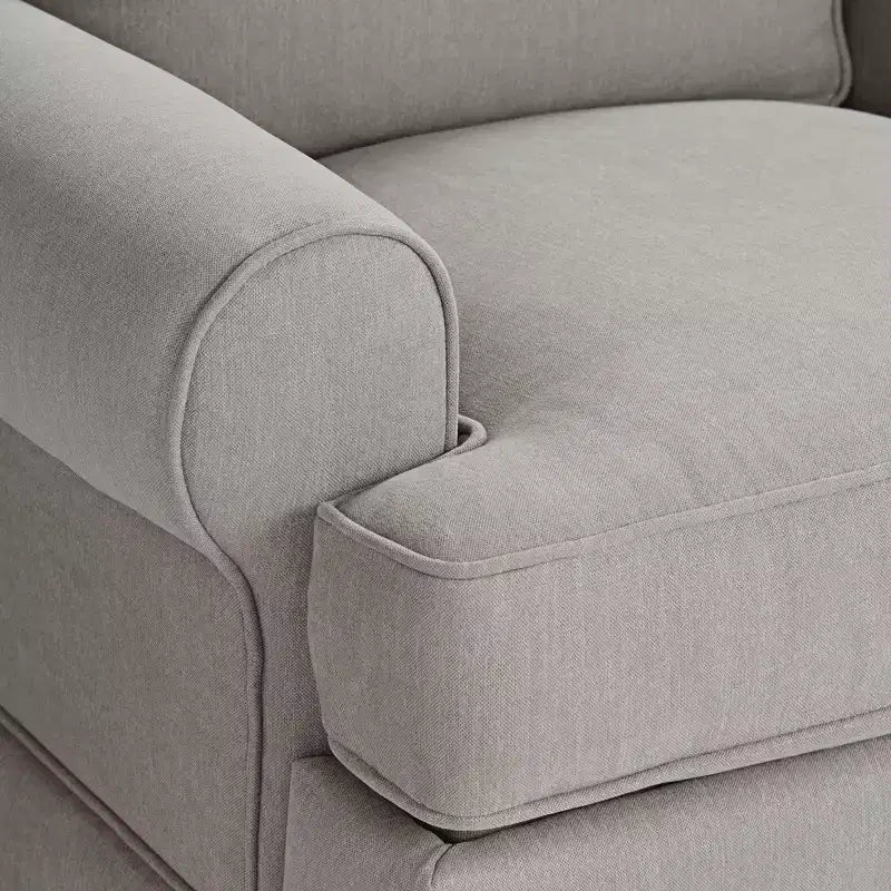 Fauteuil inclinable planeur gris ardoise Elm Lane Fauteuil moderne confortable avec repose-pieds manuel pour chambre à coucher et salon
