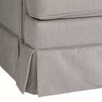 Fauteuil inclinable planeur gris ardoise Elm Lane Fauteuil moderne confortable avec repose-pieds manuel pour chambre à coucher et salon