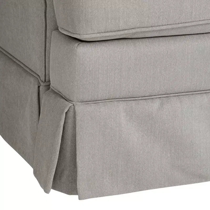 Fauteuil inclinable planeur gris ardoise Elm Lane Fauteuil moderne confortable avec repose-pieds manuel pour chambre à coucher et salon