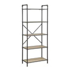 Itzel Bookcase Antique Oak/Sandy Gray - Acme Furniture