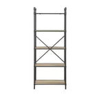 Bibliothèque Itzel Chêne antique/Gris sable – Meubles Acme