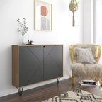 Armoire de rangement étroite 2 portes - Nexera