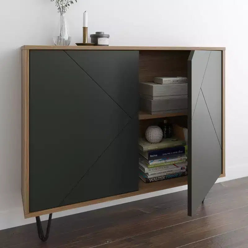Armoire de rangement étroite 2 portes - Nexera