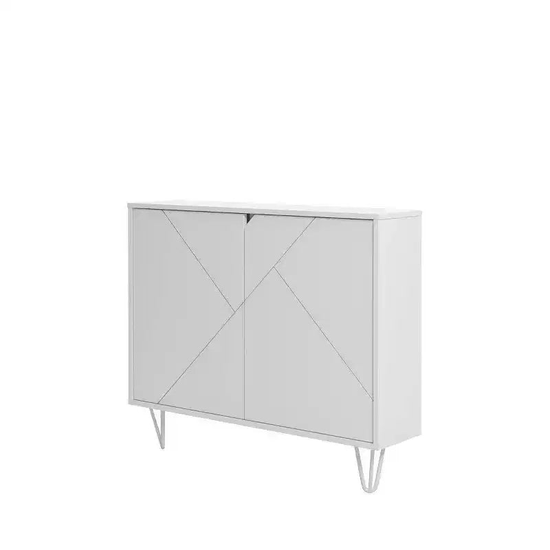 Armoire de rangement étroite 2 portes - Nexera
