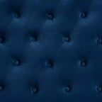 Tête de lit capitonnée en velours Clovis - Baxton Studio