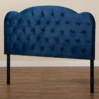 Tête de lit capitonnée en velours Clovis - Baxton Studio