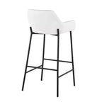 Lot de 2 tabourets de bar Daniella en métal et similicuir – LumiSource