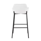 Lot de 2 tabourets de bar Daniella en métal et similicuir – LumiSource