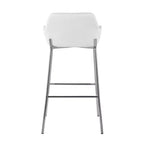 Lot de 2 tabourets de bar Daniella en métal et similicuir – LumiSource