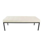 Banc en métal touffeté - HomePop