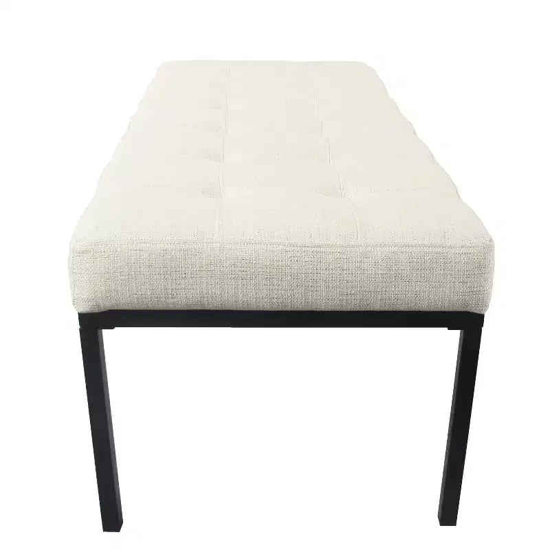 Banc en métal touffeté - HomePop